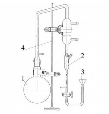 Прибор №2 для определения содержания эфирного масла методом Клевенджера (без штатива)