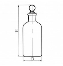 Склянка с пробкой ГФ 5.381.553